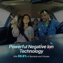 Load image into Gallery viewer, "Qubo Car Air Purifier Pro from Hero Group | 3-Layer Filtration | Negative Ion Technology | Pre-filter, HEPA13 & Activated Carbon Filter | Removes PM 2.5 & PM 10 | Black"
