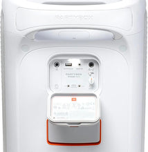 Load image into Gallery viewer, JBL Partybox 320 (White), Portable Bluetooth 240W Party Speaker, AI Sound Boost, Futuristic Light Show Potable With Battery Backup