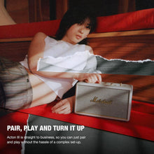 Load image into Gallery viewer, Marshall Acton III Wired Connectivity Stereo Home Speakers with Bluetooth 5.2 & RCA or 3.5mm Input Cream