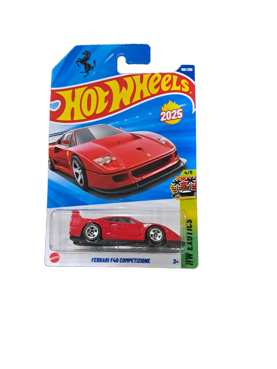 Hot Wheels FERRARI F40 メタリックレッド 3C1A6967-9C8C-436A-AD0A-