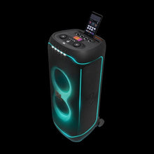 Load image into Gallery viewer, JBL Partybox Ultimate, Dynamic Lightshow, Party pad, Dual Mic with Guitar Inputs 1100 W Bluetooth Party Speaker (Black, Stereo Channel)