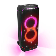 Load image into Gallery viewer, JBL Partybox Ultimate, Dynamic Lightshow, Party pad, Dual Mic with Guitar Inputs 1100 W Bluetooth Party Speaker (Black, Stereo Channel)