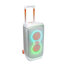 Load image into Gallery viewer, JBL Partybox 320 (White), Portable Bluetooth 240W Party Speaker, AI Sound Boost, Futuristic Light Show Potable With Battery Backup