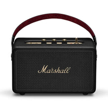 Load image into Gallery viewer, Marshall Kilburn III Portable Bluetooth Speaker with 50+ Hours of Portable Playtime, (360° Sound), Dust & Water-Resistant (IP54) – Black & Brass."