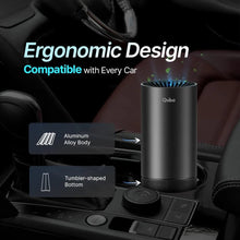 Load image into Gallery viewer, "Qubo Car Air Purifier Pro from Hero Group | 3-Layer Filtration | Negative Ion Technology | Pre-filter, HEPA13 & Activated Carbon Filter | Removes PM 2.5 & PM 10 | Black"