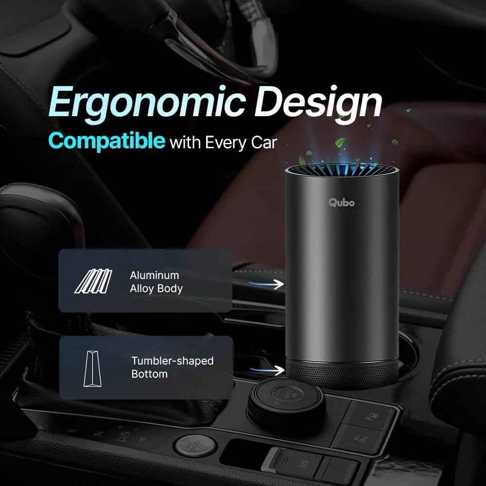 Qubo Car Air Purifier Pro from Hero Group | 3-Layer Filtration | Nega –  Universal Knowledge World- UKW, image size:1000x1000