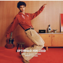 Load image into Gallery viewer, Marshall Middleton Portable Bluetooth Speaker with 20+ Hours of Portable Playtime, 360° Sound, Dust & Waterproof (IP67) - Black & Brass.