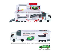 Load image into Gallery viewer, MAN TGX Truck Porsche Experience+ 2 Cars | Majorette
