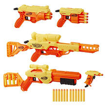 Load image into Gallery viewer, Nerf Alpha Strike 35-Piece Ultimate Mission Pack , Includes 5 Blasters and 30 Official Elite Darts (Multicolour)