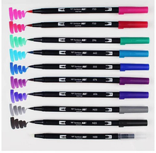 Load image into Gallery viewer, Tombow Dual Brush Pen Art Markers 10-Pack, Galaxy