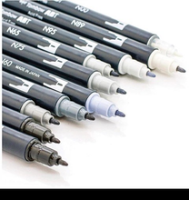 Load image into Gallery viewer, Tombow Grayscale Palette Set of 10