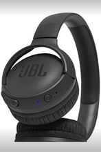 Load image into Gallery viewer, JBL Tune 500BT Powerful Bass Wireless On-Ear Headphones with Mic (Black)
