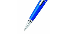 Load image into Gallery viewer, Cross At0555-3 Edge Rollerball Pen – Blue With Chrome Trims