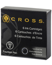 Load image into Gallery viewer, Cross Bailey Black Lacquer Fountain Pen w/Chrome Appointments Gift Set - Medium