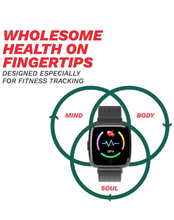 Load image into Gallery viewer, CORSECA Fittex Health and Fitness Smart Watch with Multi Functional Touchscreen