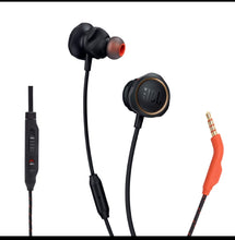 Load image into Gallery viewer, JBL Quantum 50 Wired in-Ear Gaming Headphone with Twistlock Technology, Inline Voice Focus Microphone and Master Volume Slider (Black)