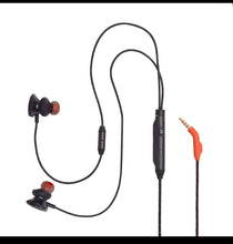 Load image into Gallery viewer, JBL Quantum 50 Wired in-Ear Gaming Headphone with Twistlock Technology, Inline Voice Focus Microphone and Master Volume Slider (Black)