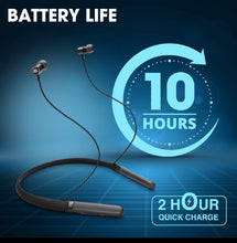Load image into Gallery viewer, JBL LIVE200BT in-Ear Wireless Neckband Headphones with 10 Hours Playtime, Multi Point Connectivity & Premium Aluminum Housing (Black)