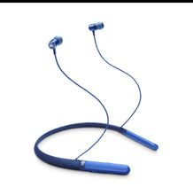 Load image into Gallery viewer, JBL LIVE200BT in-Ear Wireless Neckband Headphones with 10 Hours Playtime, Multi Point Connectivity & Premium Aluminum Housing (Blue)