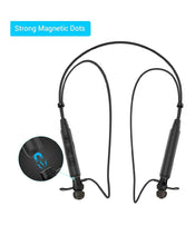 Load image into Gallery viewer, Portronics Harmonics 222 HD Stereo Wireless Bluetooth 5.0 Sports Headset with High Bass, Powerful Audio Drivers and One Touch Voice Assistant for All Android & iOS Devices (Black)
