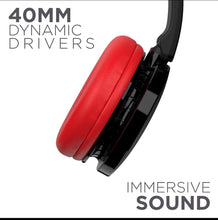 Load image into Gallery viewer, boAt Rockerz 370 Wireless Headphone with Bluetooth 5.0, Immersive Audio, Lightweight Ergonomic Design, Cosy Padded Earcups and Up to 12H Playback Bliss (Fiery Red)