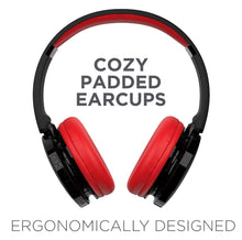 Load image into Gallery viewer, boAt Rockerz 370 Wireless Headphone with Bluetooth 5.0, Immersive Audio, Lightweight Ergonomic Design, Cosy Padded Earcups and Up to 12H Playback Bliss (Fiery Red)