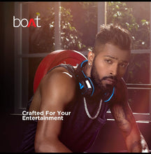 Load image into Gallery viewer, boAt Rockerz 510 Bluetooth On-Ear Headphone with Mic(Furious Blue)