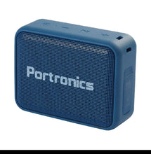 Load image into Gallery viewer, Portronics Dynamo 5W POR-737 Bluetooth 5.0 Portable Stereo Speaker with TWS, USB Music & FM Music and Clear Bass Sound (Blue)