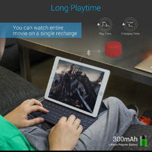 Load image into Gallery viewer, Portronics PICO Bluetooth 5.0 Personal Mini Portable Stereo Speaker with TWS, Crisp, Loud and Clear 3W, Red