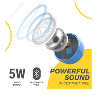 Load image into Gallery viewer, Corseca Aquaboom IP67 Waterproof Stereo TWS Bluetooth Wireless Speaker (Blue)
