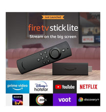 Load image into Gallery viewer, All-new Fire TV Stick Lite with Alexa Voice Remote Lite | Stream HD Quality Video | No power and volume buttons | 2020 release
Amazon's