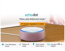 Load image into Gallery viewer, Echo Dot (3rd Gen) – New and improved smart speaker with Alexa (Purple)
