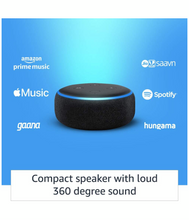 Load image into Gallery viewer, Echo Dot (3rd Gen) – New and improved smart speaker with Alexa (Black)