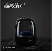 Load image into Gallery viewer, Harman Kardon Aura Studio 3 Bluetooth Speaker with 360 Degree Sound and Ambient Light Effects (Black)