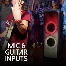 Load image into Gallery viewer, JBL PartyBox 1000 by Harman Powerful Bluetooth Party Speaker with DJ Launchpad, Full Panel Light Effects & Air Gesture Wristband (1100Watt, Black)