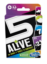 Load image into Gallery viewer, Hasbro Gaming 5 Alive Card Game, Fast-Paced Kids Game, Easy to Learn, Fun Family Game for Ages 8 and Up, Card Game for 2 to 6 Players, Multicolor