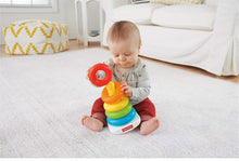 Load image into Gallery viewer, Fisher Price 3-in-1 Infant Complete Gift Pack&Fisher-Price Plastic Original Rock-a-Stack,Multicolor, Classic Stacking Toy with 5 Colorful Rings to Grasp, Shake, and Stack!