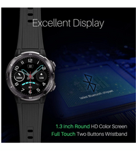Load image into Gallery viewer, Portronics YOGG Kronos Alpha Smart Watch with Fitness Tracker, Heart Rate Monitor, Call & SNS Reminders, 12 Sports Modes, 5ATM Waterproof & Dust Resistant (Black)