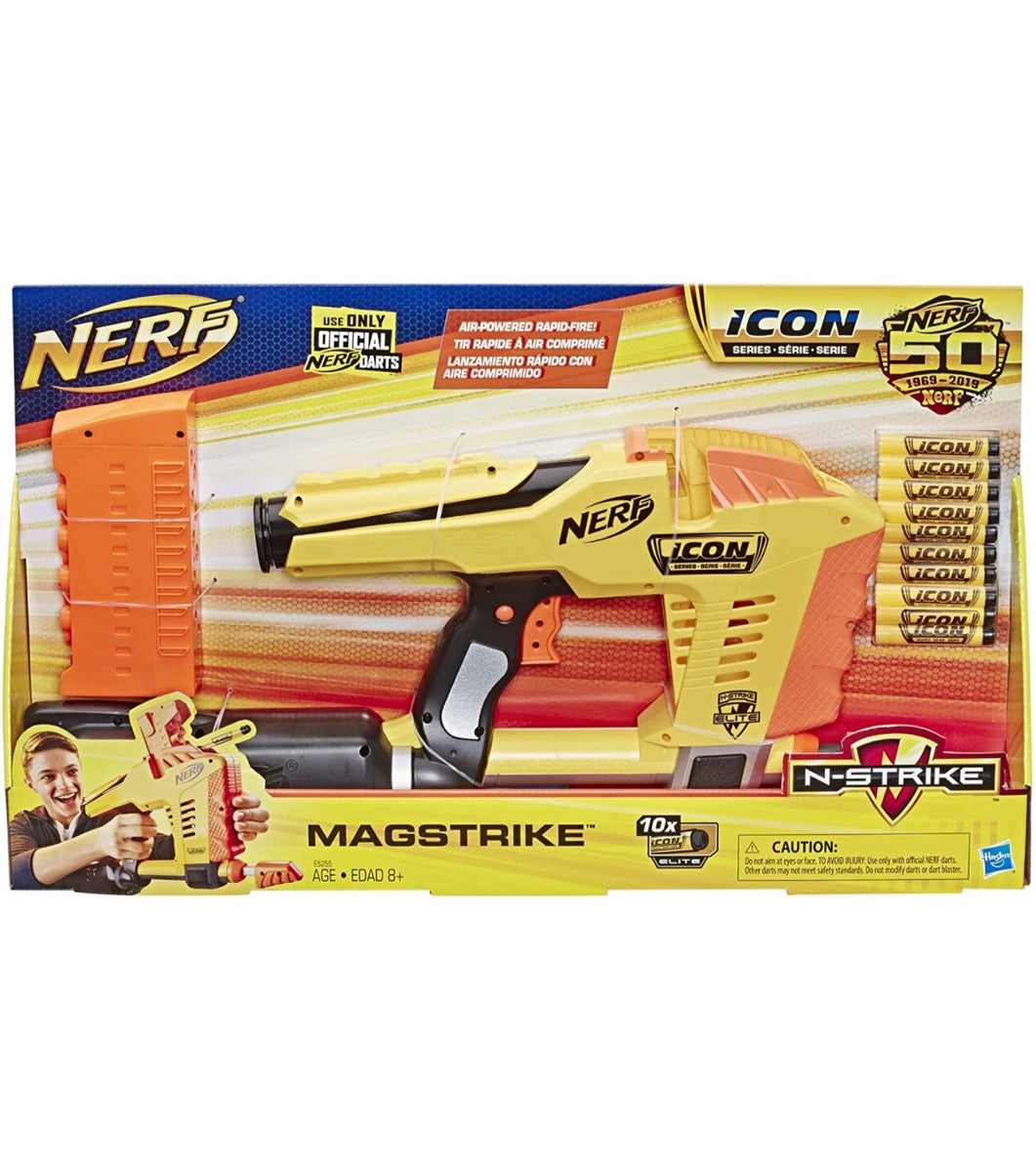 NERF Revoltinator Zombie Strike Toy Blaster with Motorized Lights Sounds &  18 Official Darts for Kids, Teens, & Adults