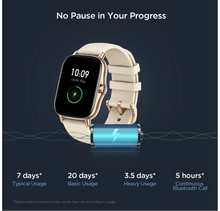 Load image into Gallery viewer, Amazfit GTS 2 Smart Watch, 1.65" AMOLED Display, Built -in GPS, SpO2 & Stress Monitor, Bluetooth Phone Calls, 3GB Music Storage, 90 Sports Modes (Desert Gold)