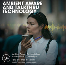 Load image into Gallery viewer, JBL LIVE220BT by Harman in-Ear Wireless Neckband Headphones with 10 Hours Playtime, Ambient Aware & Talk Thru, Voice Assistant Activation & Multi Point Connectivity (Blue)