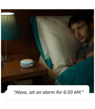 Load image into Gallery viewer, Echo Dot (3rd Gen) with clock - New and improved smart speaker with Alexa and LED display (White)