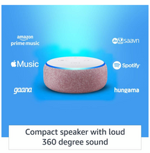 Load image into Gallery viewer, Echo Dot (3rd Gen) – New and improved smart speaker with Alexa (Purple)