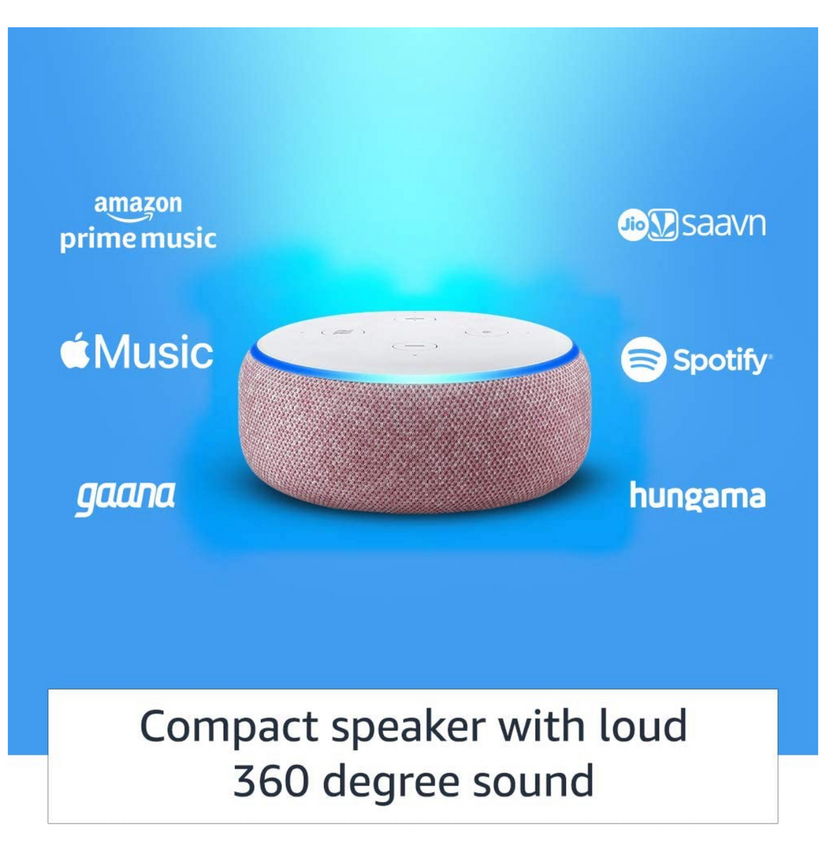 Echo Dot 3rd Gen New and improved smart speaker with Alexa Purple