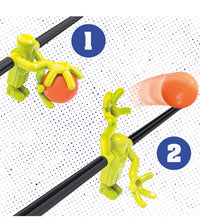 Load image into Gallery viewer, Hasbro Gaming Foosketball Game, The Foosball Plus Basketball Shoot & Score, Tabletop Game, Ages 8 & Up, 2 Players,,Multicolor