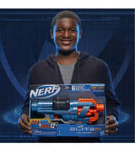 Load image into Gallery viewer, NERF Elite 2.0 Commander Rd-6 Blaster, 12 Darts, 6-Dart Rotating Drum, Tactical Rails,Plastic,Multicolor