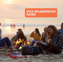 Load image into Gallery viewer, JBL PartyBox On The Go -A Portable Karaoke Party Speaker With Wireless Microphone, 100W Power Output, IPX4 Splashproof, 6 Playtime Hours, Shoulder Strap And Wireless 2 Party Speakers Pairing (Black)