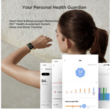 Load image into Gallery viewer, Amazfit GTS 2 Smart Watch, 1.65" AMOLED Display, Built -in GPS, SpO2 & Stress Monitor, Bluetooth Phone Calls, 3GB Music Storage, 90 Sports Modes (Desert Gold)