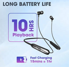 Load image into Gallery viewer, JBL LIVE220BT by Harman in-Ear Wireless Neckband Headphones with 10 Hours Playtime, Ambient Aware & Talk Thru, Voice Assistant Activation & Multi Point Connectivity (Black)