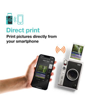 Load image into Gallery viewer, Fujifilm Instax Mini Evo Hybrid Camera Premium Edition with 20 Shots of Stone Gray Film and 100 Different Expressions